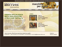 Tablet Screenshot of fattoremeccanica.com